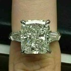5ct Lab Created Diamond Women s Solitaire Engagement Ring 14k White Gold Over