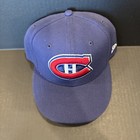 Vtg Montreal Canadiens New Era 7 5 8 Hat 5950 Pro Model Nhl Wool Plain Logo
