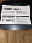 Sony Trinitron Kv-13tr21 13  Crt  Tv Retro Gaming Vintage  Tested No Remote