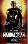 The Mandalorian Signed Movie Poster 11x17 With Coa - Authentic Memorabilia