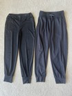 Girls 10 12 Jogger Pants Lot Of 2 Lab Valley All In Motion Black Gray