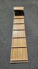 Vintage 84  Iroquios Toboggan 7ft Long Wood Slat Curved Nose Winter Snow Sled 
