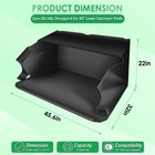48388 Hopper Bag Lawn Leaf Sweeper Bag For Agri Fab 42  Sweeper Parts