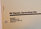 924-0222 Cummins Onan Parts Manual 3 0kw Aj Generator Set Genset Rv Electric Gen