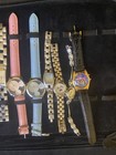 Hello Kitty Women   s Mixed Lot Wristwatches W  Metal   Leather Straps  Mickey