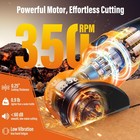 Cordless Electric Scissors With 3 Tungsten Steel Blades 2500mah Battery Led