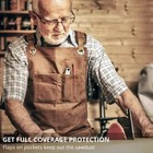 Thickened Canvas Apron Waterproof Cleaning Woodworking Mechanic Gardening
