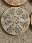 Vintage Rare Los Artesanos Puerto Rico Pottery Trivet Plaque Handmade Set Of 4