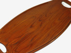 Mid Century Modern Dansk Teak Tray Ihq 23 5  Mint
