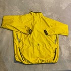 Novara Cycling Men Yellow Lightweight Full Zip Running Jacket Size L Reflective