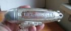 1920s All Original Los Angeles Zeppelin Airship Glass Candy Container Jenet pa