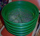 5pc Classifier Sifting Pan Set For Gold  Panning Graduated Sizes