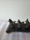 Antique Burmese Bronze Opium Weights Hintha Birds Set Of 5