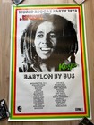 Bob Marley   The Wailers Original  1978 Babylon By Bus Tour Reggae No Tack Holes