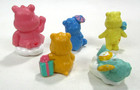 Vgt Care Bears Poseable Figures 1983 Kenner Set Of 4   Larger Love-a-lot