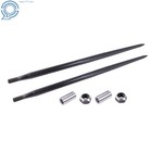 2-pack 49 Inch Hay Spike Bale Spear 4500lb Capacity Spike Fork For Tractor Black