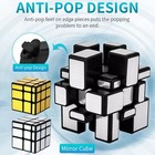 Neo Magic Mirror Cube 3x3x3 Silver Professional Speed Cubes Puzzles Brain Games