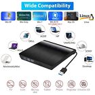 Slim External Cd Dvd Drive Usb 3 0 Disc Player Burner Writer For Laptop Pc Mac