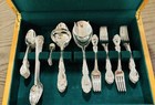 Melrose By Gorham Sterling Silver Flatware Service Set For 8 - 62 Pcs Vintage