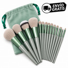 13pc Makeup Brush Set Soft Fluffy Foundation Powder Blush Eyeshadow Kabuki   Bag