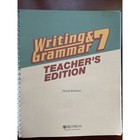 Bju Writing And Grammar Grade 7 Teacher Edition Christian Homeschool Book