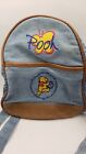 Vintage Winnie The Pooh 90   s Mini Denim Zipper Backpack Disney Mini Bag 9x7 
