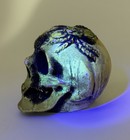 Vintage Randotti   Spider Skull    892 Glows In The Dark 4    Tall