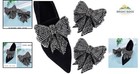 Rhinestone Bow Shoe Clips For Women  Elegant Crystal Buckle Decorations - 2 Pcs