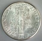 1944 D Mercury Silver Dime 10c Us Type Coin Uncirculated Denver Mint