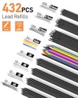Fourcandies 25pcs Art Mechanical Pencil Set With Case  3pcs Metal Artist Lead 