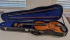 Antique Vtg 4 4 Fiddle Violin Geared Tuners Milan Trade Copy 2 Bows Case Repair