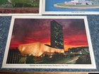Set Of 5 America The Beautiful -manhattan Postcard Co- Placemats