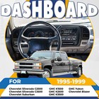 For Chevy Silverado 1995-02 Dashboard Radio Panel Bezel Instrument Cluster Gauge