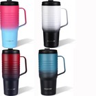 Haushof 24oz Travel Mug Mullticolor Stainless Steel Vacuum Insulated With Handle