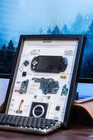 Disassembled Psp 1000 3000 With Frame  Teardown Art wall Art gift For Him