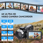4k Video Camera Camcorder Wifi Ultra Hd 48mp Led Fill Light 16x Digital Zoom Us