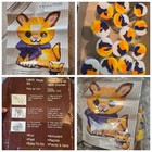 Vtg Caron Latch Hook Kit Rug  kitten Baby  18x24