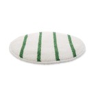 Rubbermaid Commercial Fgp26900wh00 Carpet Bonnet With Green Stripes  19 