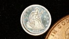 Miniature Coin 1875 20 Cent Liberty Seated Proof Like Sterling Silver