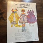 Vintage 1970   s Antique  Paper Dolls Of 1915-1920 Book Uncut Arnold Arnold