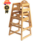 Wooden High Chair For Baby   Toddler     1 Count  pack Of 1   Natural