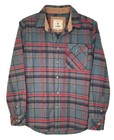 Cqr Heavy Weight Cotton 100  Plaid Long Sleeve Flannel Shirt green men s Size M