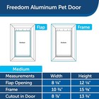 Petsafe Extreme Weather Dog And Cat Door - Aluminum Frame Pet Door - Medium