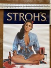 Vintage 1989 Stroh s Beer Poster Tawnni Cable