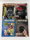 Lot Of 4 Previews Comic Magazine Issues 285 293 296 297