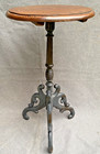 Large Antique French Napoleon Iii Plant Table 19th Century Woodwork