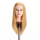 20 -22 100 human Hair Mannequin Head Training Head Cosmetology Manikin Head