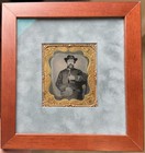 Civil War 1 6 Tintype Photo Of A Cavalry Officer
