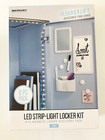 8pc Merkury White Led-strip-light Dry-erase Board Marker Mirror Note Locker Kit