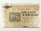 Rare July 16  1932 The Boston Post Newspaper With Certificate Of Authentication 